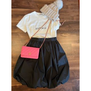 ミュウミュウ(miumiu)のMiumiu ロゴTシャツ XS(Tシャツ(半袖/袖なし))