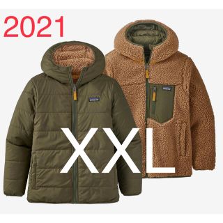 パタゴニア(patagonia)の21年　パタゴニア　ボーイズ　リバーシブル　レディ　フレディ　フーディ　XXL(ブルゾン)