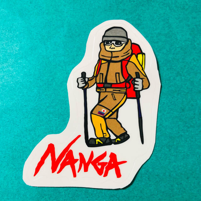 NANGA(ナンガ)のナンガ　NANGA ステッカー　6.5×7.5cm 新品 スポーツ/アウトドアのアウトドア(その他)の商品写真