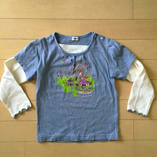 コンビミニ(Combi mini)のまいまい様専用✨Combi mini 重ね着風カットソー110cm(Tシャツ/カットソー)