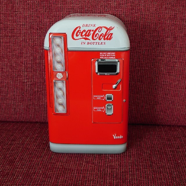 コカ・コーラ(コカコーラ)のコカ・コーラ　アンティーク自販機の缶BOX エンタメ/ホビーのコレクション(ノベルティグッズ)の商品写真
