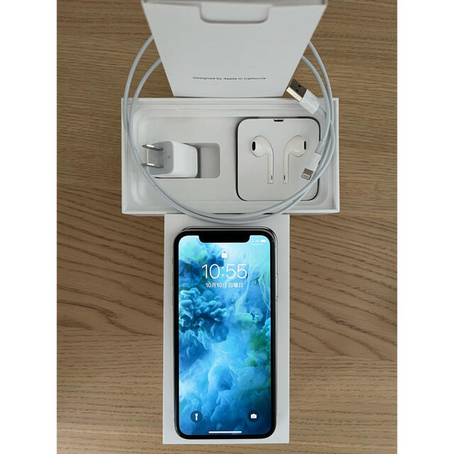 iPhone X 256 GB SIMフリー Apple シルバー