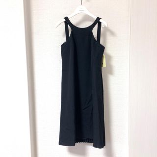 ジュンコシマダ(JUNKO SHIMADA)のJUNKO SHIMADAジュンコシマダ❤️新品❤️黒キャミワンピース9号(ひざ丈ワンピース)