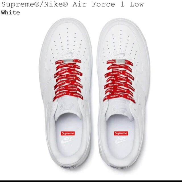 27.5㎝ Supreme Nike Air Force 1 Low White