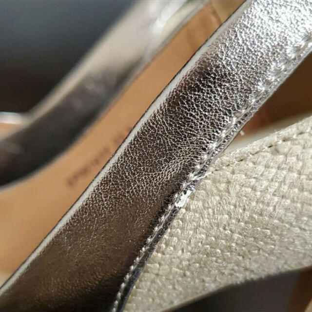 RANDA(ランダ)のRANDA ランダ ピンクゴールド クロコ ハイヒール パンプス 23.5cm レディースの靴/シューズ(ハイヒール/パンプス)の商品写真