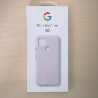 グーグル(Google)のGoogle Pixel 5a(5G) 純正ケース Partially Pink(Androidケース)