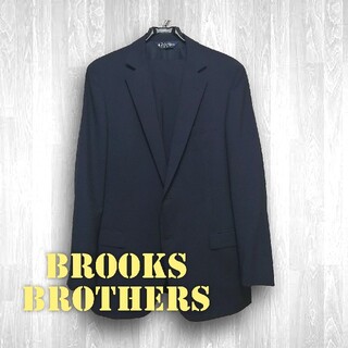 ブルックスブラザース(Brooks Brothers)のBrooks Brothers ネイビースーツセットアップ（ストライプ）(セットアップ)