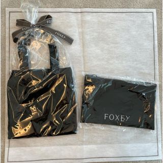 フォクシー(FOXEY)のFOXEY 2021年9月ノベルティ ベロアバッグ&ポーチ　セット(ハンドバッグ)