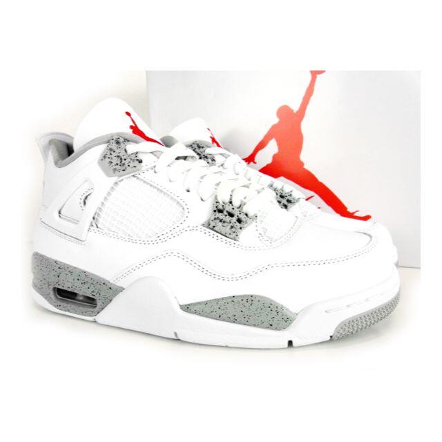 NIKE(ナイキ)のナイキNIKE■AIR JORDAN4 TECH WHITEジョーダンスニーカー メンズの靴/シューズ(スニーカー)の商品写真