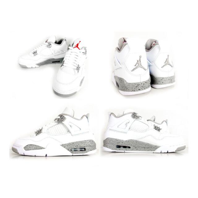 NIKE(ナイキ)のナイキNIKE■AIR JORDAN4 TECH WHITEジョーダンスニーカー メンズの靴/シューズ(スニーカー)の商品写真