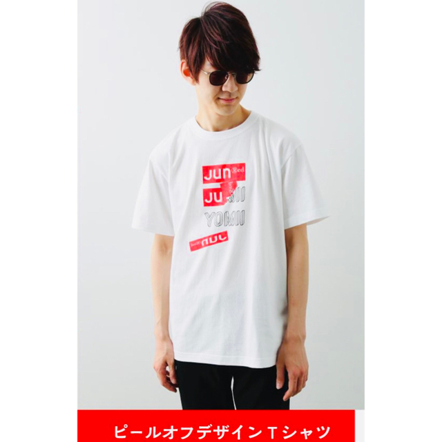 JUNRED(ジュンレッド)のJUNRed × よみぃ アートミュージック Tシャツ エンタメ/ホビーのタレントグッズ(ミュージシャン)の商品写真