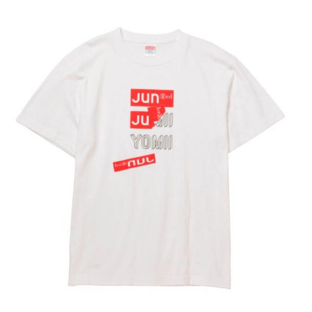 JUNRED(ジュンレッド)のJUNRed × よみぃ アートミュージック Tシャツ エンタメ/ホビーのタレントグッズ(ミュージシャン)の商品写真