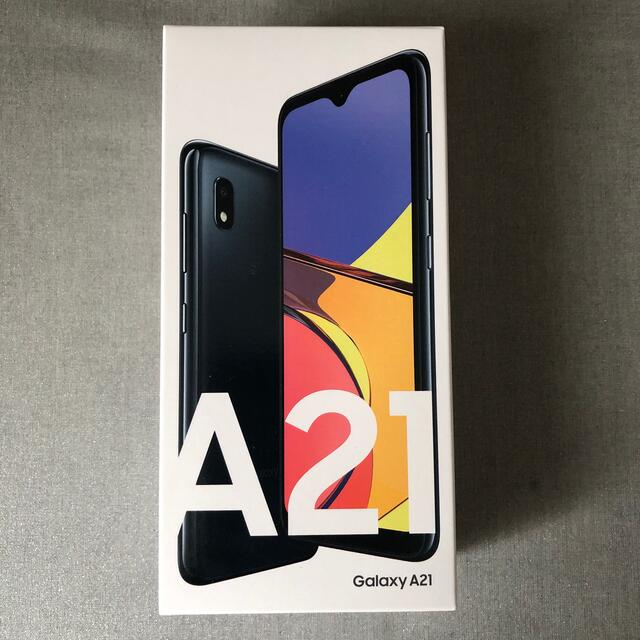 UQモバイル Galaxy A21 SCV49 ブラック