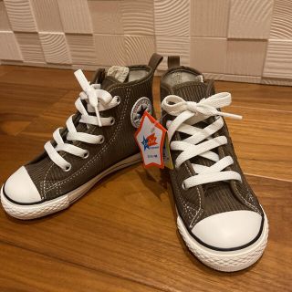 コンバース(CONVERSE)のコンバース ハイカット コーデュロイ スニーカー キッズ 新品未使用(スニーカー)