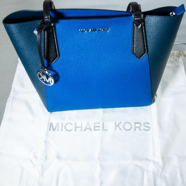 MICHAEL KORS マイケルコース トートバッグ ブルー×ネイビー MICHAEL KORS マイケルコース トートバッグ ブルー×ネイビー