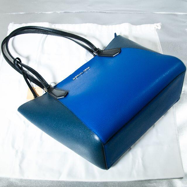 MICHAEL KORS マイケルコース トートバッグ ブルー×ネイビー MICHAEL KORS マイケルコース トートバッグ ブルー×ネイビー