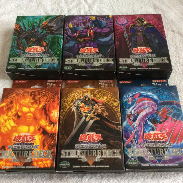 遊戯王 初期ストラクチャーデッキ 1~6 - Box/デッキ/パック