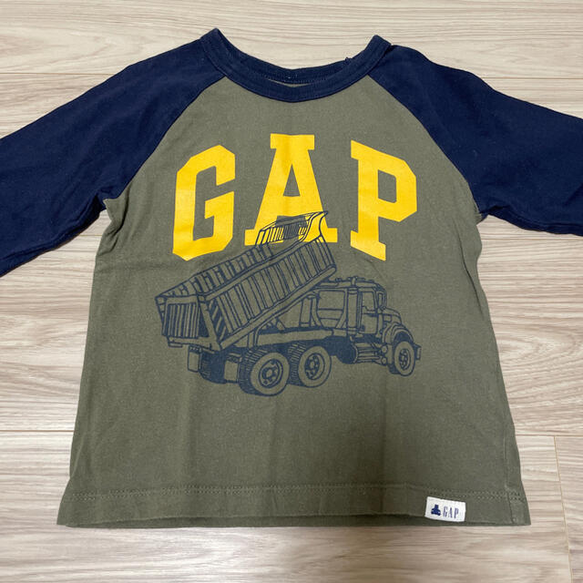 babyGAP(ベビーギャップ)の男の子　Tシャツ100  2点セット キッズ/ベビー/マタニティのキッズ服男の子用(90cm~)(Tシャツ/カットソー)の商品写真