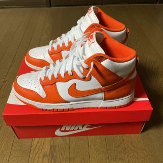 ナイキ(NIKE)のNike dunk high Orange braze(スニーカー)