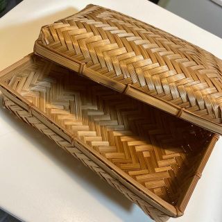 竹籠　お弁当箱？(バスケット/かご)