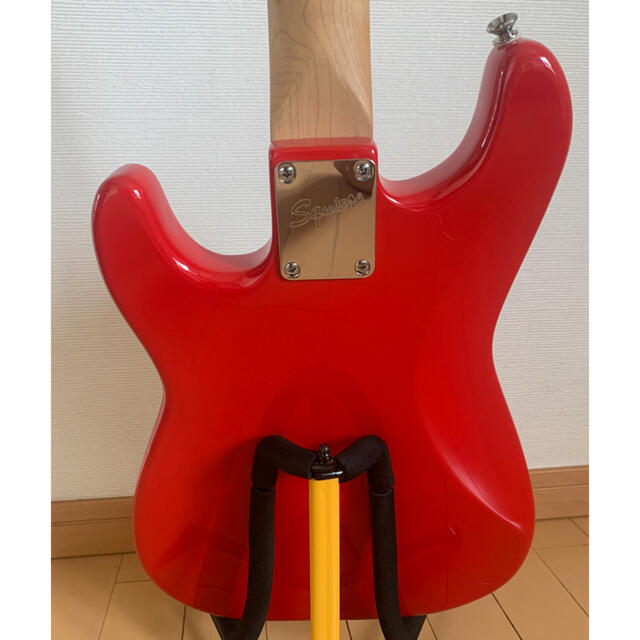 Fender(フェンダー)の【FENDER SQUIRE mini】/ RED / ソフトケース付き 楽器のギター(エレキギター)の商品写真