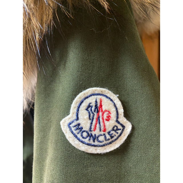 MONCLER(モンクレール)のＭＯＮＣＬＥＲ　EVANTHIA コットンモッズ ダウンコート　サイズ0 レディースのジャケット/アウター(ダウンジャケット)の商品写真