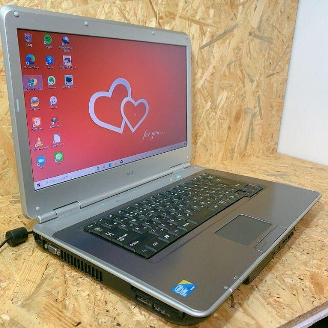 NEC - WEBカメラ付⭐大画面中古ノートパソコン⭐NEC⭐メモリ４GB⭐D174
