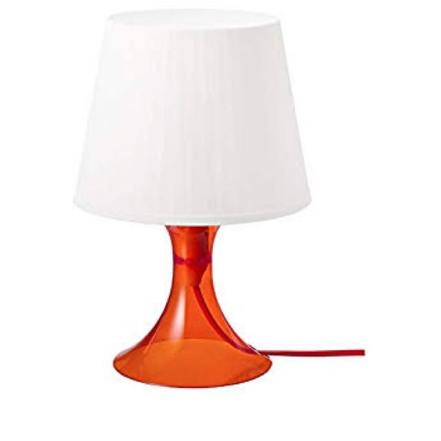 IKEA(イケア)の ＩＫＥＡ　イケア LAMPAN テーブルランプ29 cm オレンジ　ホワイト インテリア/住まい/日用品のライト/照明/LED(テーブルスタンド)の商品写真