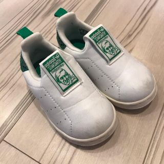 アディダス(adidas)の【adidas】スタンスミス サイズ12cm スリッポン スニーカー 白(スニーカー)