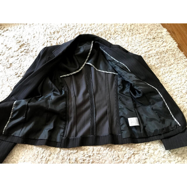 スーツ ジャケット ストライプ　７号 レディースのジャケット/アウター(テーラードジャケット)の商品写真