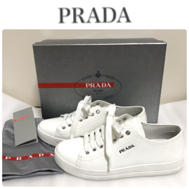 美品】PRADA SPORTS エナメルスニーカー サイズ36 ずっと気になってた
