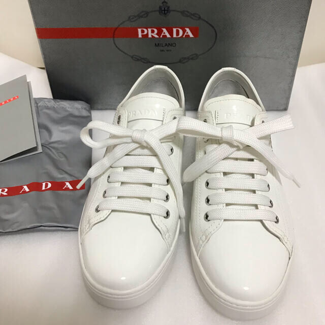 【美品】PRADA SPORTS エナメルスニーカー サイズ36 2