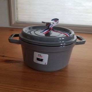 ストウブ(STAUB)のストウブ　ピコココット　ラウンド　16cm  グレー(鍋/フライパン)