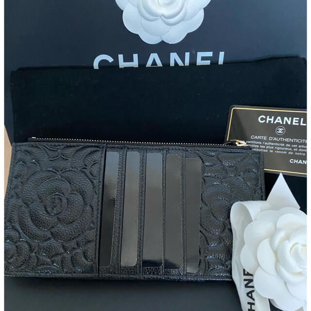 レア‼️新品未使用‼️CHANELカメリア型押し