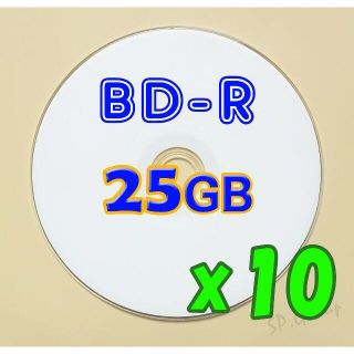 ブルーレイディスク BD-R(25GB) ハードコート仕様【10枚セット】(趣味/実用)