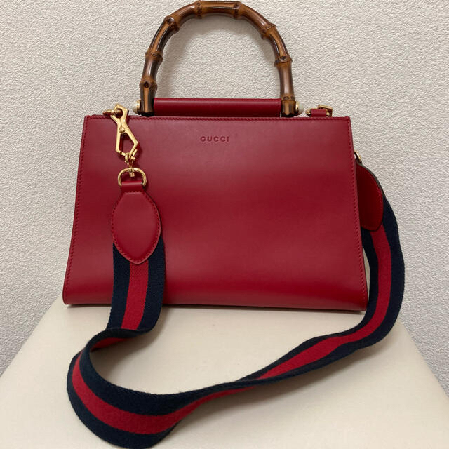 Gucci(グッチ)のグッチ GUCCI ニムフェア バンブー 2wayバッグ レザー レディースのバッグ(トートバッグ)の商品写真