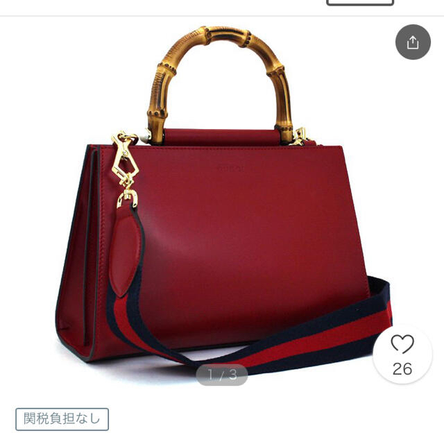 Gucci(グッチ)のグッチ GUCCI ニムフェア バンブー 2wayバッグ レザー レディースのバッグ(トートバッグ)の商品写真