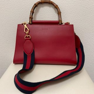 グッチ(Gucci)のグッチ GUCCI ニムフェア バンブー 2wayバッグ レザー(トートバッグ)