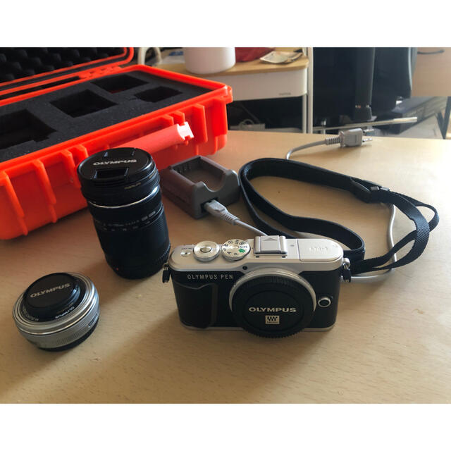 Olympus E-PL9 元箱 TRUSCO防水カメラケース付き Olympus E-PL9 元箱 TRUSCO防水カメラケース付き