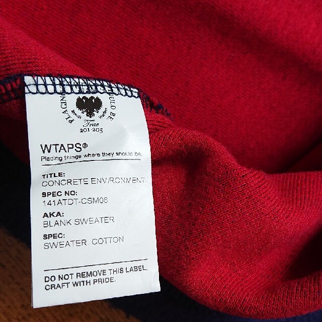 WTAPS BLANK SWEATER / SWEATER.COTTON 5