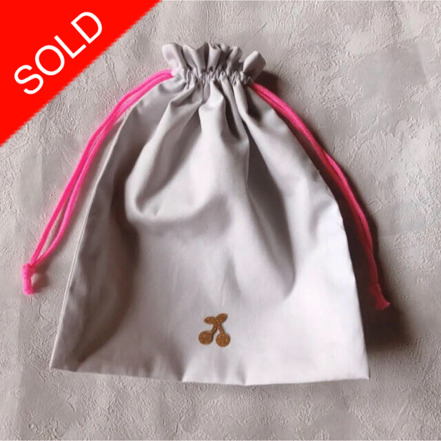 【handmade】巾着袋S