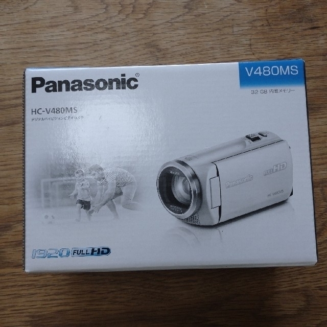 【新品】Panasonic  ビデオカメラ HC-V480MS-K