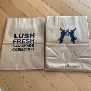 ラッシュ(LUSH)のLUSHラッシュ　紙袋2枚セット(ショップ袋)