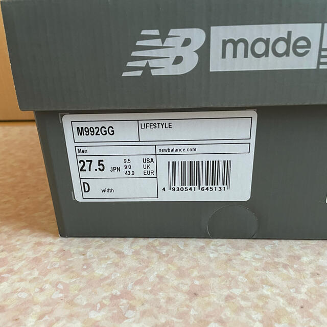 NewBalance ニューバランス M992GG