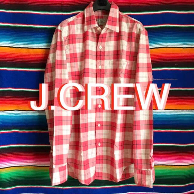 J.CREWジェイクルーUS限定ウーベンチェックシャツred S | aosacoffee.com