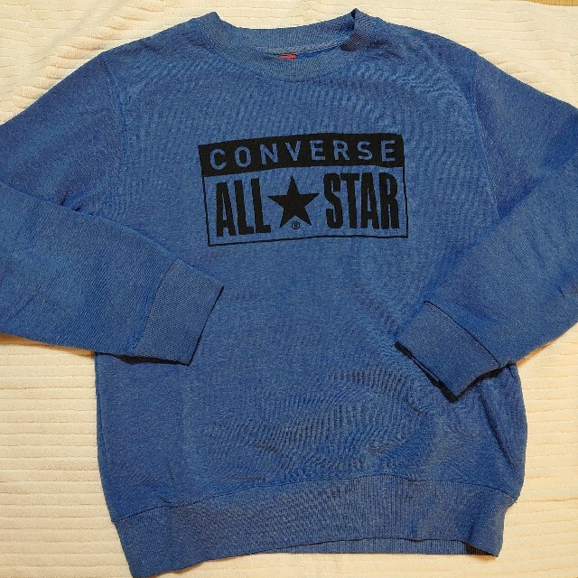 CONVERSE(コンバース)のCONVERSE トレーナー 150cm ブルー キッズ/ベビー/マタニティのキッズ服男の子用(90cm~)(Tシャツ/カットソー)の商品写真