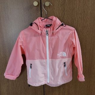 ザノースフェイス(THE NORTH FACE)の☆ノースフェイス☆キッズ☆80☆ウインドブレーカー☆女の子☆ピンク(ジャケット/コート)