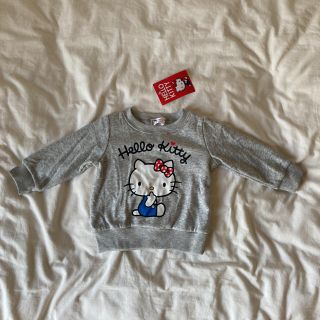 サンリオ(サンリオ)の新品♡ハローキティ　トレーナー　長袖　女の子　90(Tシャツ/カットソー)