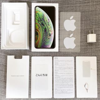 アップル(Apple)のiPhoneXS Apple 空箱 ステッカー 本体・イヤホンなし(その他)