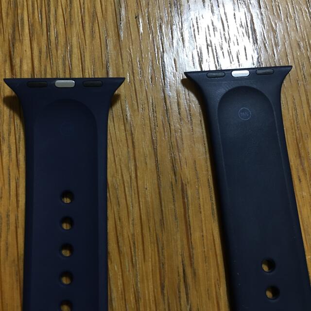 Apple Watch(アップルウォッチ)のApple Watch 純正スポーツバンド　紺色 メンズの時計(ラバーベルト)の商品写真